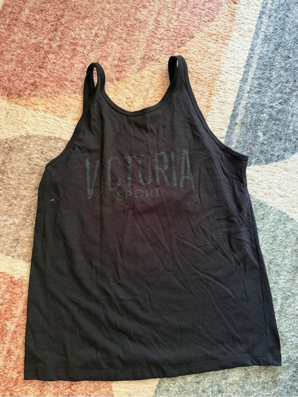 Victoria's Secret Black Racerback Sport Tank